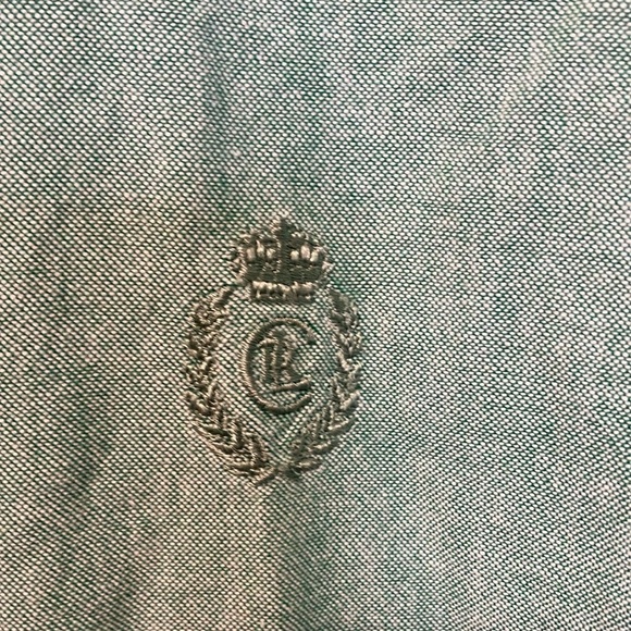 Chaps Ralph Lauren Men's Green Button-Down Shirt - Picture 2 of 5